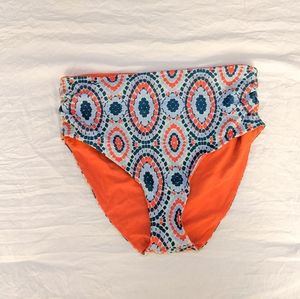 High-waist bikini bottoms